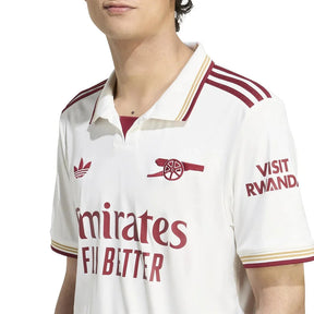 Camisa Arsenal Third 2025/26 Torcedor Adidas Masculino - Branco