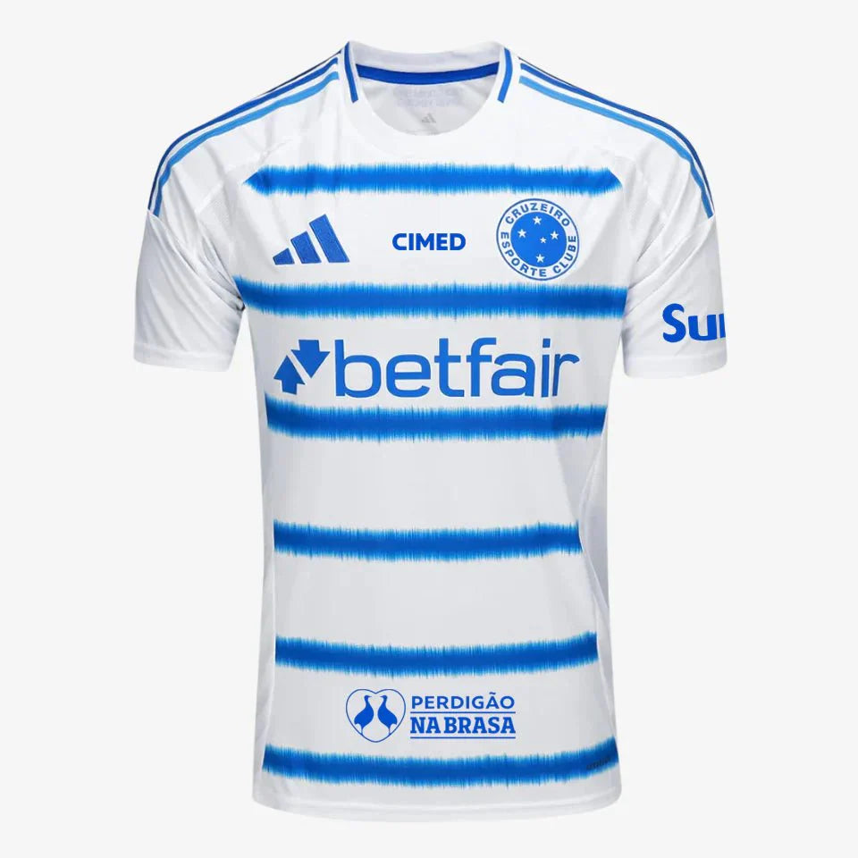 Camisa Cruzeiro II 2025/26 Adidas (Com Patrocínios)