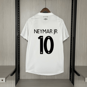 Camisa do Santos 24/25 Branca (Neymar JR 10 Incluso)