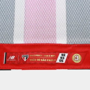 Camisa São Paulo 25/26 Fora New Balance Masculina - Preto+Vermelho - Jogador