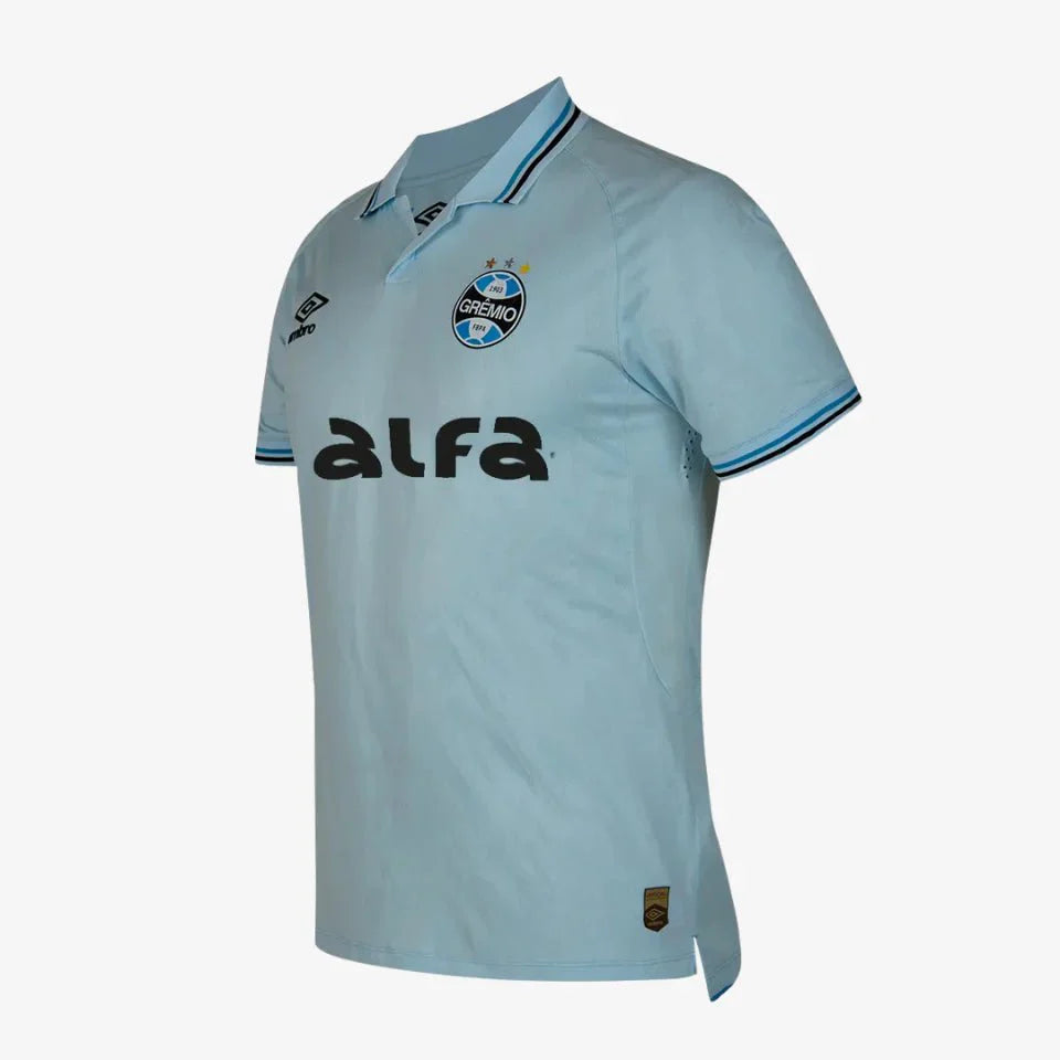 Camisa Umbro Grêmio II 2025/26 Azul Celeste - Jogador