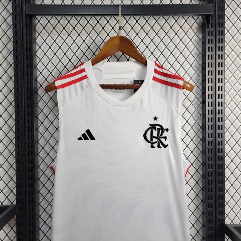 Regata Flamengo II 24/25 s/n° Torcedor Adidas Masculina - Branco